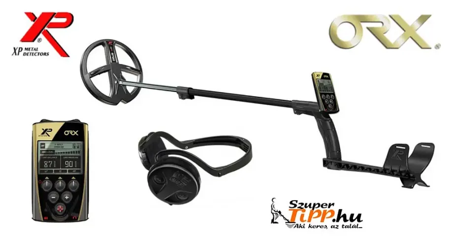 XP ORX fémkereső 22 DD szonda + távvezerlő +WSAudio fejhallgató