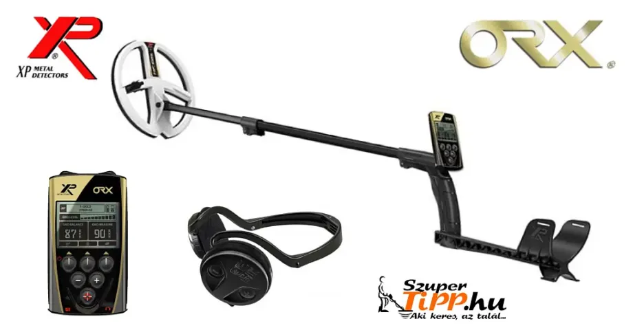 XP ORX fémkereső 22HF DD szonda + távvezerlő +WSAudio fejhallgató